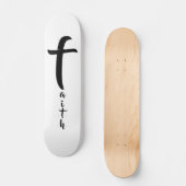 Cool zwart en wit persoonlijk skateboard (Voorkant)