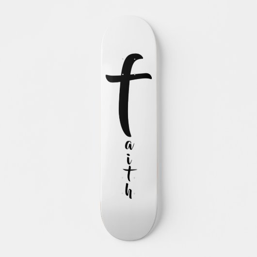 Cool zwart en wit persoonlijk skateboard (Voorkant)