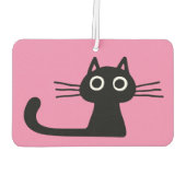 Cool Zwart Kitty Kat Purrfect Pink Luchtverfrisser (Achterkant)