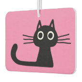 Cool Zwart Kitty Kat Purrfect Pink Luchtverfrisser (Links)