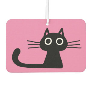 Cool Zwart Kitty Kat Purrfect Pink Luchtverfrisser