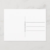 Cool zwart-wit geruit vlagpatroon briefkaart (Achterkant)