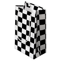 Cool zwart-wit geruit vlagpatroon