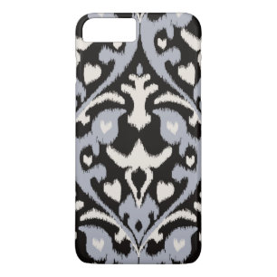 Cool zwart-wit manninikatribpatroon Case-Mate iPhone case