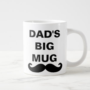Cool zwart-wit Vaderdag papa's grote Koffiekop