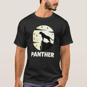 Cool Zwarte Wilde Legende Panter Nieuwigheid Grafi T-shirt