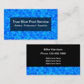 Cool Zwembad Water Design Visitekaartje (Voorkant / Achterkant)