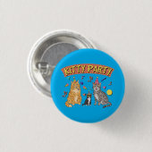 Coole 90s Kat Party 1990s Thema Kitty Ronde Button 3,2 Cm (Voorkant /achterkant)