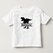 coole aanpasbare babysaurus Family Dinosaur Kinder Shirts (Voorkant)