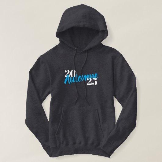 coole aanpasbare Franse typografie: Automne 2025 Hoodie (Design voorkant)