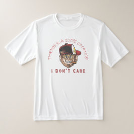 Coole aap met hoed & sigaar – “100% kans dat ik he t-shirt