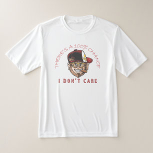 Coole aap met hoed & sigaar – “100% kans dat ik he t-shirt