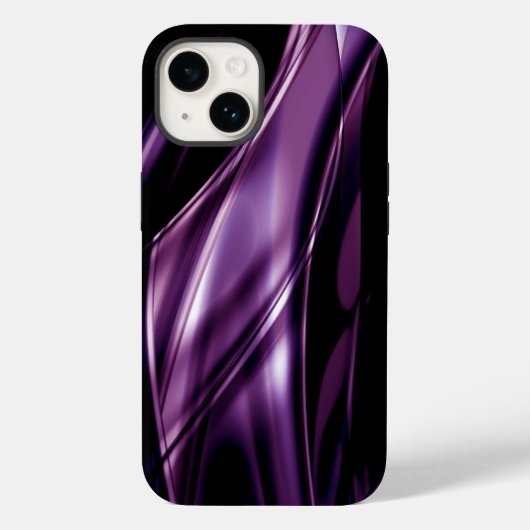 Coole Abstracte Paarse dames Case-Mate iPhone Case (Achterkant)