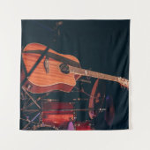 Coole akoestische gitaar wandkleed (Voorkant (horizontaal))