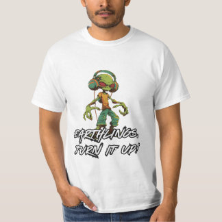 Coole Alien DJ – Aardlingen zet hem harder! T-shirt