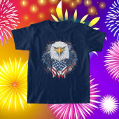 coole Amerikaanse adelaar Patriottische kinderen T-shirt