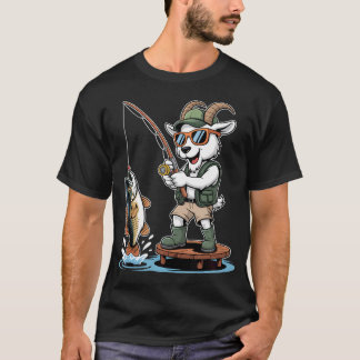 Coole Angler Geit Die Grote Baars Vangt T-shirt