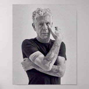 coole anthony bourdain poster