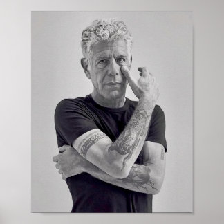coole anthony bourdain poster