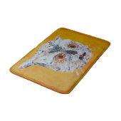 Coole Artistieke Kattengezicht Badmat! Badmat (Gekanteld)