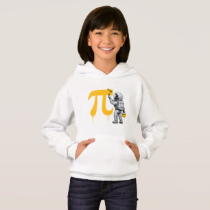 Coole astronaut schildert Pi symbool Pi-dag