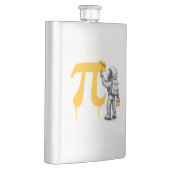 Coole astronaut schildert Pi symbool Pi-dag Flacon (Rechts)