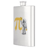 Coole astronaut schildert Pi symbool Pi-dag Flacon (Links)