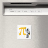 Coole astronaut schildert Pi symbool Pi-dag  Magneet (Insitu (Vaatwasser))