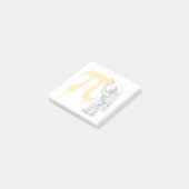 Coole astronaut schildert Pi symbool Pi-dag  Post-it® Notes (Schuin)