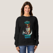 Coole Australische herder surfhond Trui (Voorkant volledig)