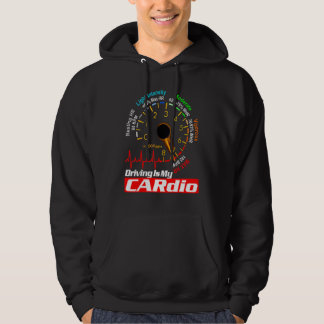Coole Autogast Vrouw Autorijden Liefde Racen Harts Hoodie