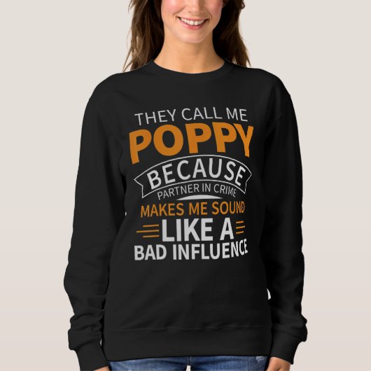 Coole Awesome Vaderdag Klaproos Opa Ontwerp Trui (Voorkant)