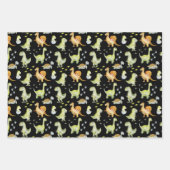 coole babyjongen dinosaur inpakpapier vel (Voorkant)