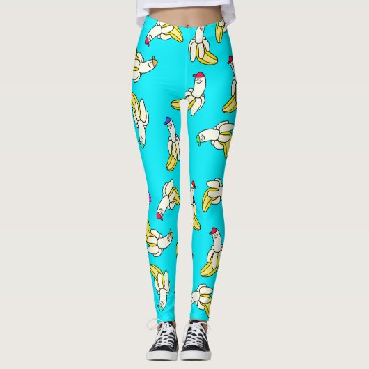 Coole Banaan Broek Leggings (Voorkant)