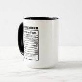 coole Bartender-werkfeiten Mok (Voorkant links)