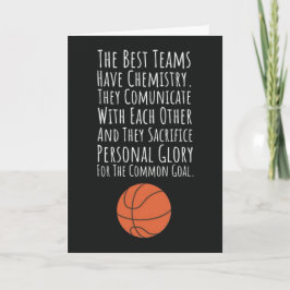 Coole Basketbal Teamkaarten Atleet Sporten Speler Kaart