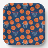 coole Basketball-wedstrijd Papieren Bordje (Voorkant)