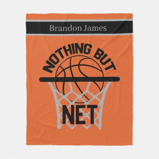 coole basketballiefhebbers fleece deken (Voorkant)