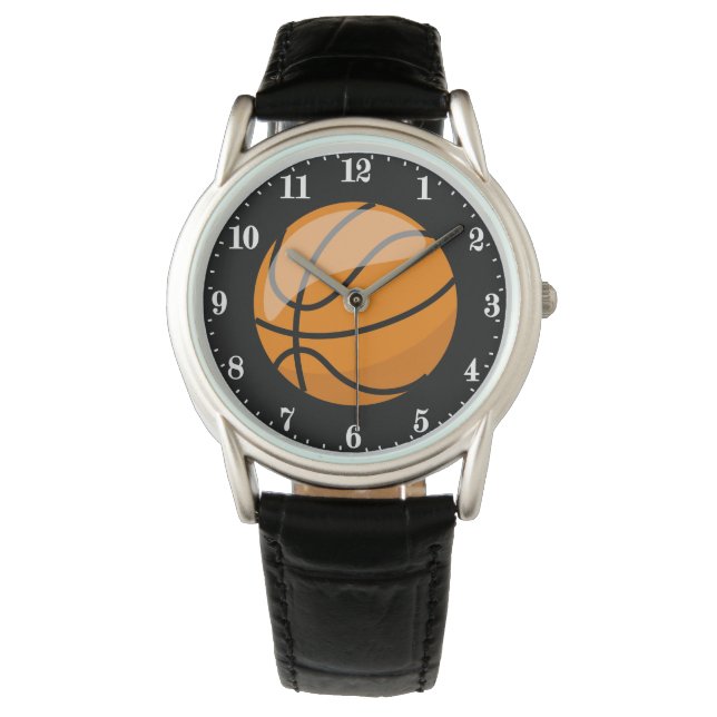 coole basketbalsport horloge (Voorkant)