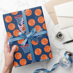 coole basketbalwedstrijd cadeaupapier