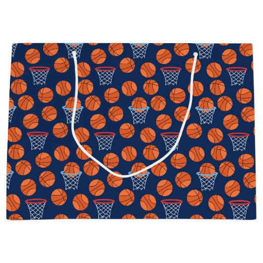 coole basketbalwedstrijd groot cadeauzakje (Voorkant)