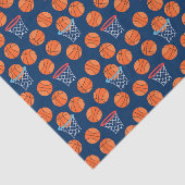 coole basketbalwedstrijd tissuepapier (Detail)