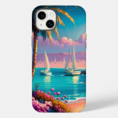coole Beach-zeilbootliefhebbers Case-Mate iPhone Case (Achterkant)