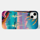 coole Beach-zeilbootliefhebbers Case-Mate iPhone Case (Achterkant (horizontaal))