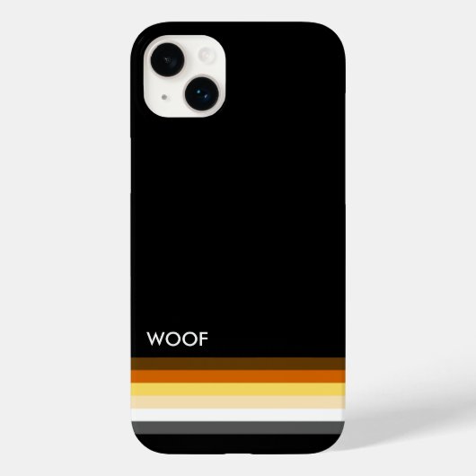 Coole Beer Proudheidsvlag woof Case-Mate iPhone Case (Achterkant)
