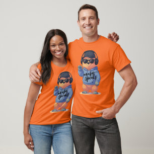 coole berenillustratie, t-shirt