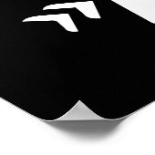 coole beste vader ooit woordkunst Poster (Hoek)