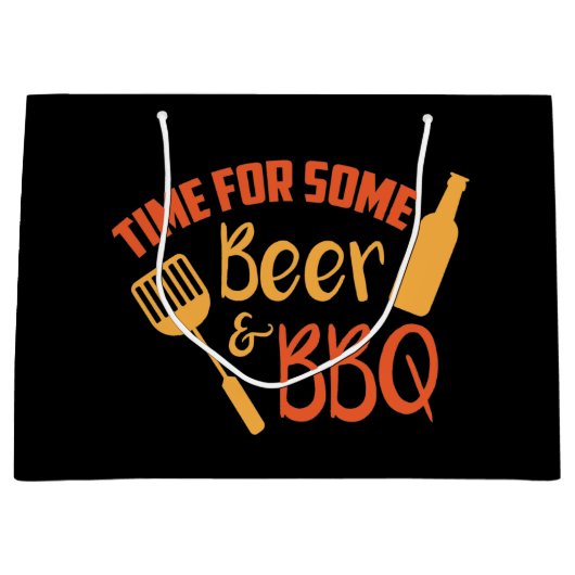 coole bierbq woordkunst groot cadeauzakje (Voorkant)