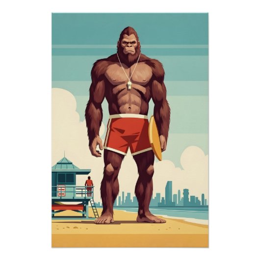 Coole Bigfoot Perfect Poster (Voorkant)