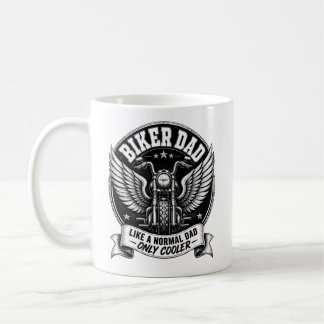 Coole Biker Vader Vintage Motorfiets Koffiemok